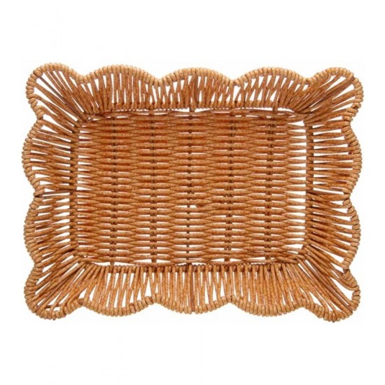 Cesta Botânica 26cm x 20cm x 4,5cm Rattan